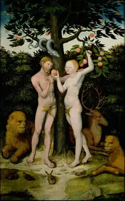 Cranach, Lucas: Adam a Eva